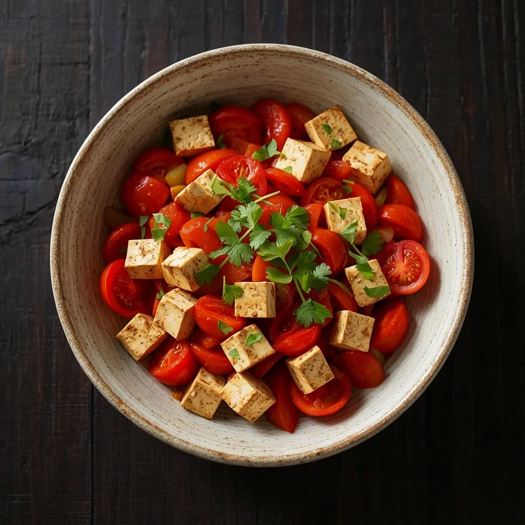 Tomato and Tofu Stir-Fry
